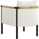 Wilder Heather Ivory Tweed Lounge Chair